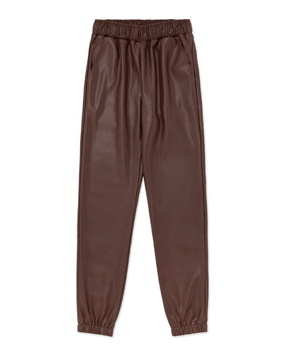 Vegan Leather Jogger