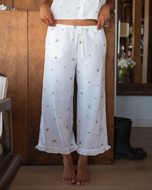Ruffle Pull-On Pants