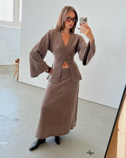 Cinched Waist Cardigan