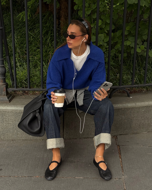 Collar V Neck Sweater