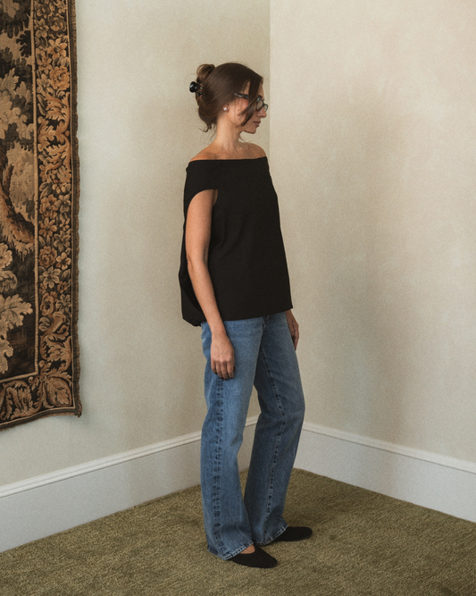 Off Shoulder Cape Top